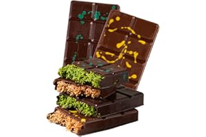 AWTSE Dubai Chocolate Bar Pistachio, Dubai Handmade Luxury Chocolate Bar, Fresh Daily Production, Perfect for Gifting (Mix)