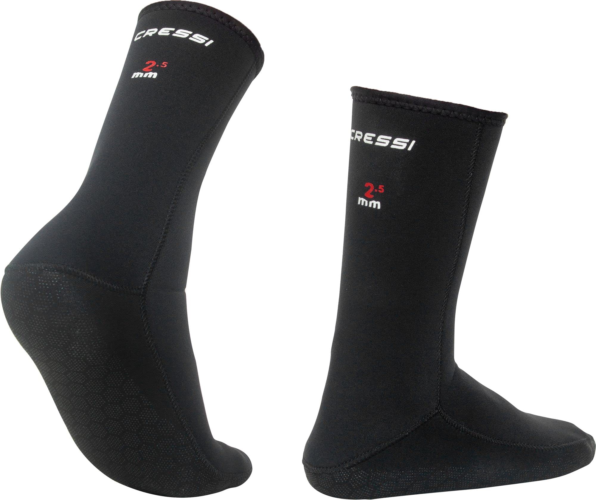 Cressi Metallite Neoprene Socks - Black, X-Large