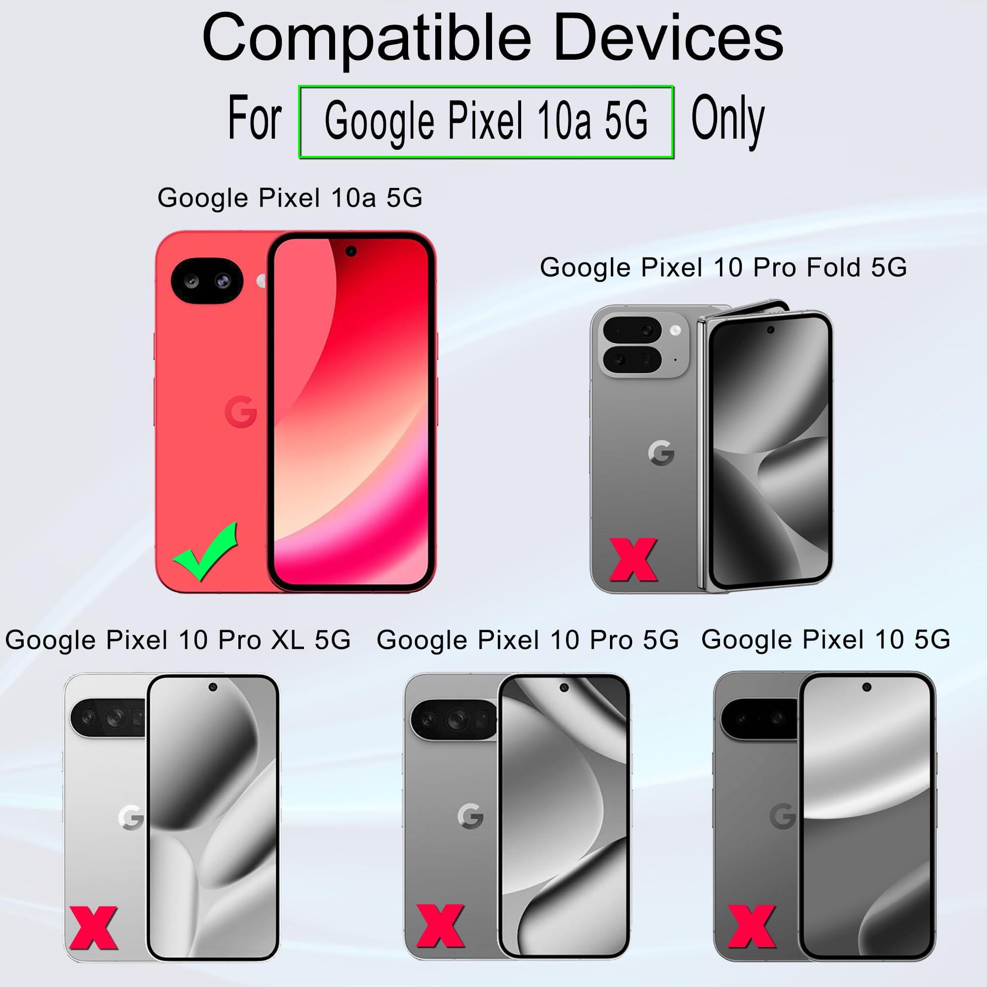 Ibywind Schutzfolie für Google Pixel 10a 5G,2 Stück 9H Panzer-Glas,mit Metall-Kameraschutz,einfache Installation,unterstützt Fingerabdrucksensor,anti-kratzer,blasenfreiheit,Bruchsicher,Öl resistent 2