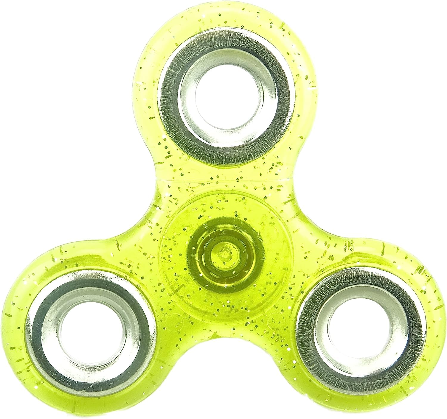 Glitter Hand Spinner - Stress and Anxiety Relief - Assorted Colours (Pink)