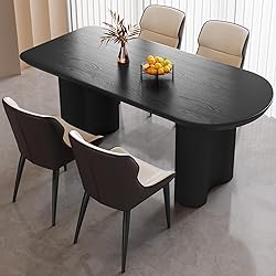 Guyii 62.99" Dining Table Set with 4 Chairs, Modern