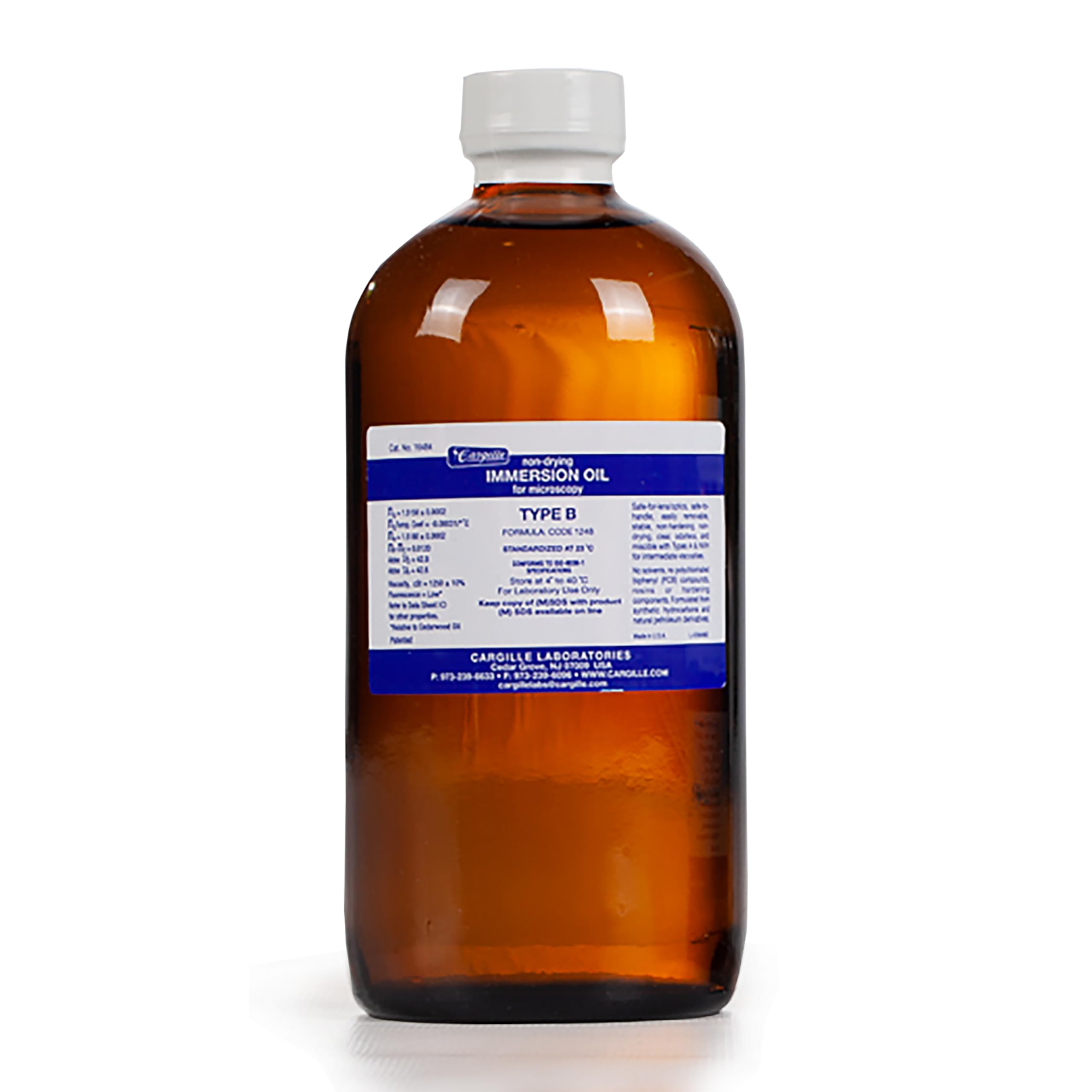 Cargille IM108 Immersion Oil – Type B, 16oz