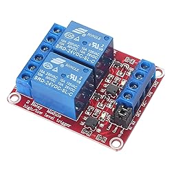 AEDIKO 4pcs Relay Module 24V Relay Board 2 Channel