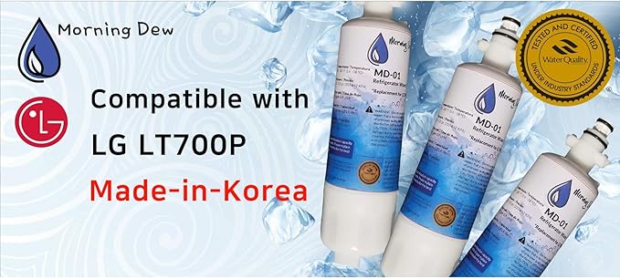 Morning Dew MD-01 repuesto de filtro de refrigerador, compatible ...