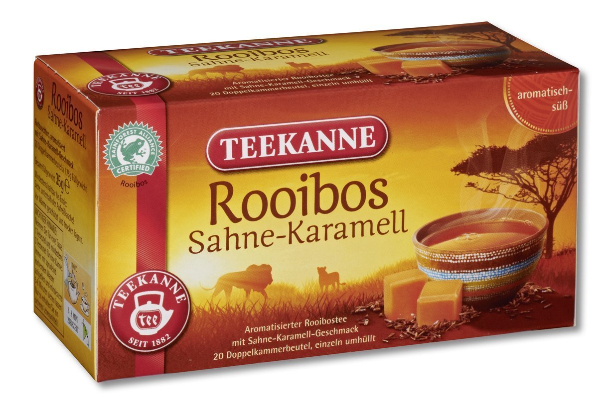 Amazon Com Teekanne Rooibos Cream Caramel Rooibos Teas Grocery Gourmet Food