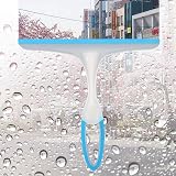 Furlinic Window Squeegee Rubber Glass Wiper Blade Blue Handle 19cm Long view 3