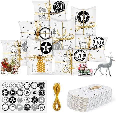 Advent Calendars DIY Yourself, Christmas Calendar Boxes, Advent Calendar Boxes to Fill