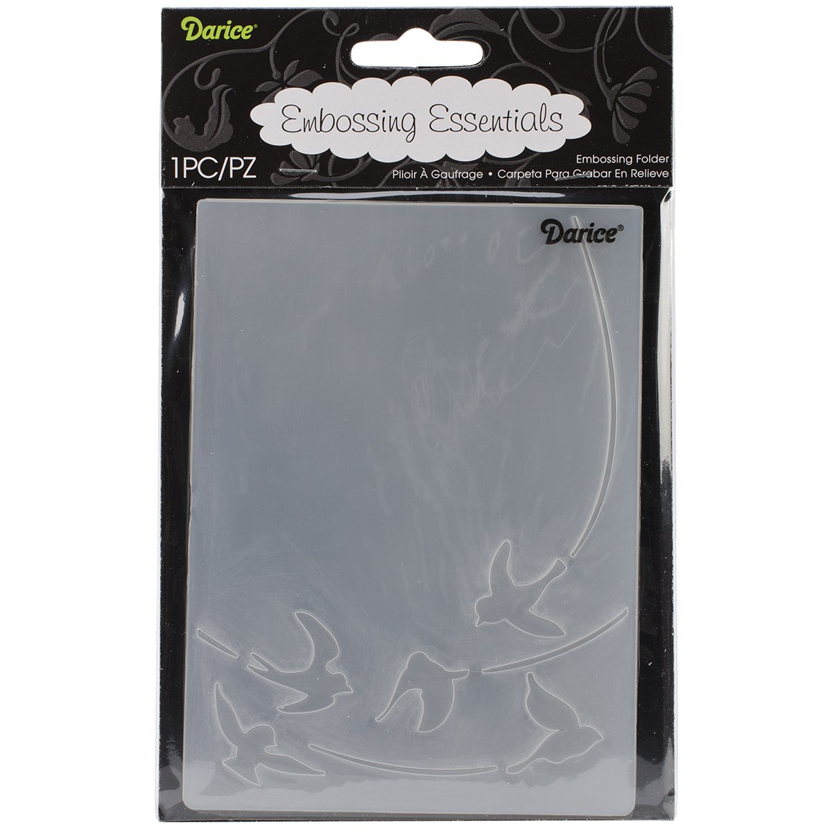 Darice 10.8 x 14.6 cm Birds in Flight Embossing Template