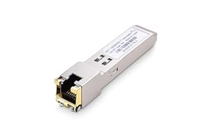 Cable Matters 1000BASE-T Gigabit SFP to RJ45 Copper Ethernet Modular Transceiver for Cisco, Ubiquiti, TP-Link, Huawei, Netgear, and Supermicro Equipment