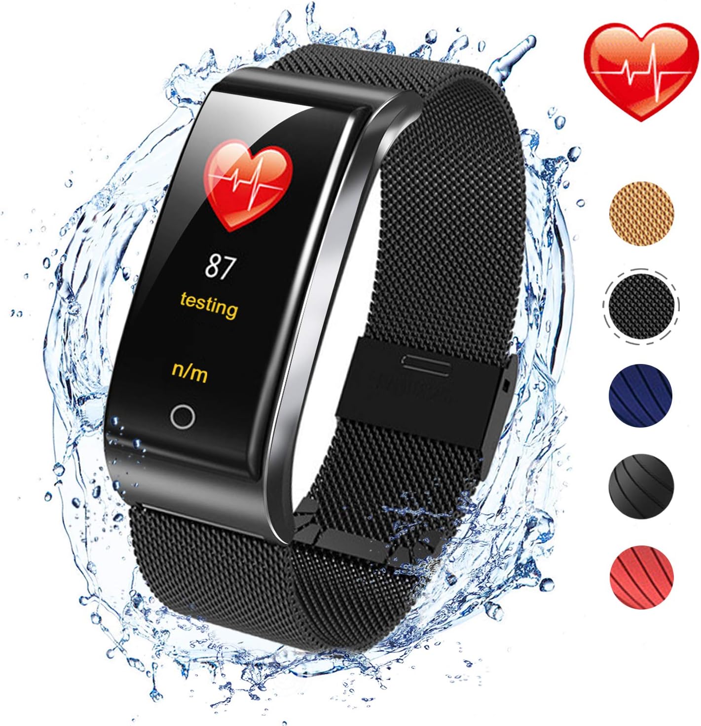 ISWIM Fitness Armband, Fitness Armband, Wasserdicht IP67