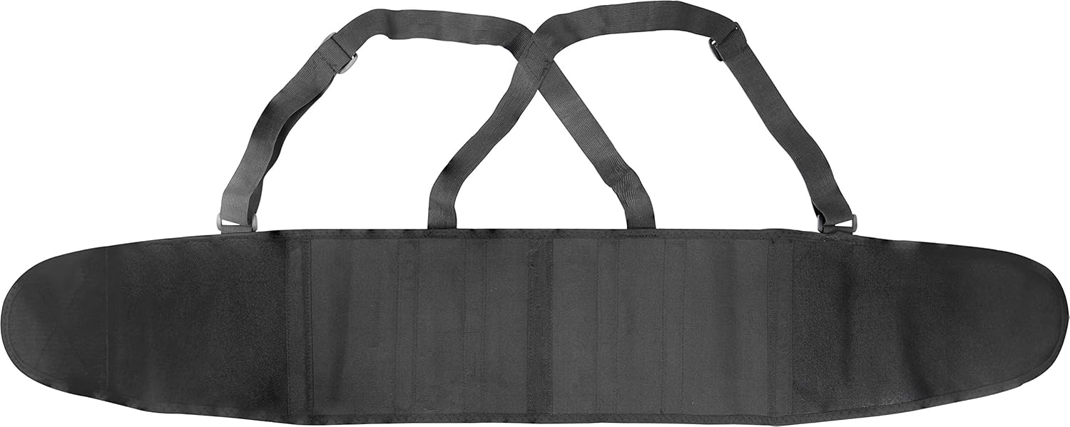 Ironwear 1900 Back Support Lumbar Belt with Adjustable Straps (Black, Medium): Industrial & Scientific