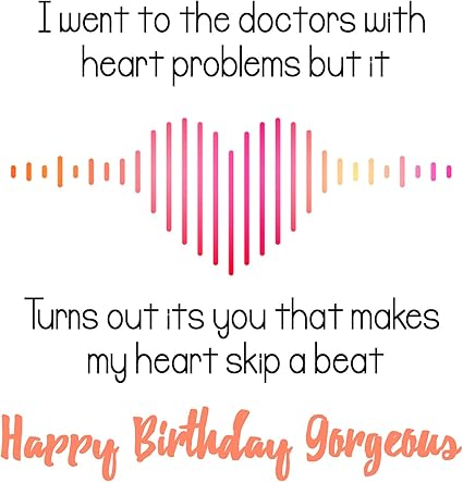 Biglietto D Auguri Biglietto Di Compleanno Donna Ragazza Marito Fidanzato Umoristico Di Amazon It Cancelleria E Prodotti Per Ufficio