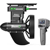 Tedgix K4C Motor for SUP &amp; Kayak, 400W Brushless Underwater Thruster Wireless Remote with Cruise Control, Electric Fins for Paddle Board, Boost Fin for Canoe &amp; Inflatable Boat, K4 Upgraded Version