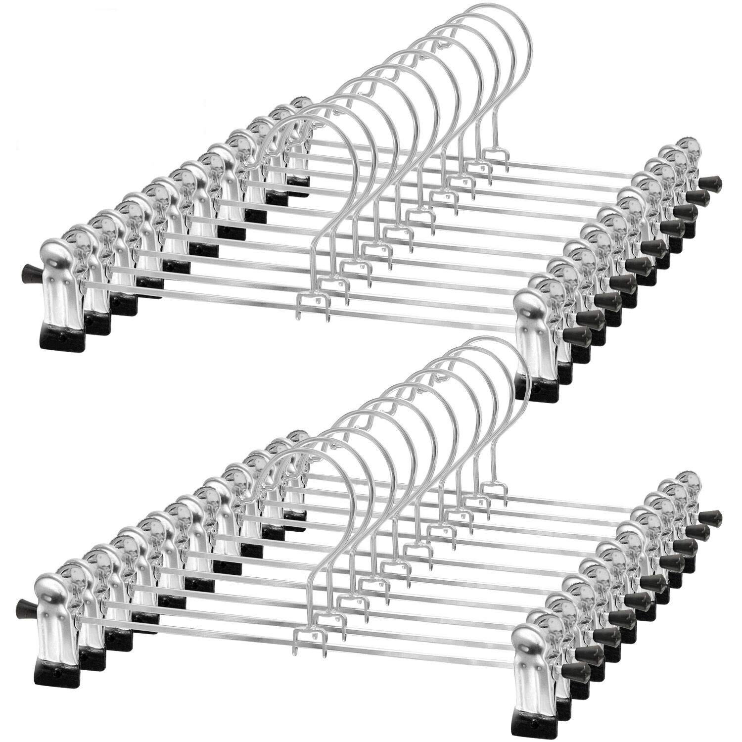 PantsHangersSkirtHangersPantHangerswith Clips Slack Hangers Pants