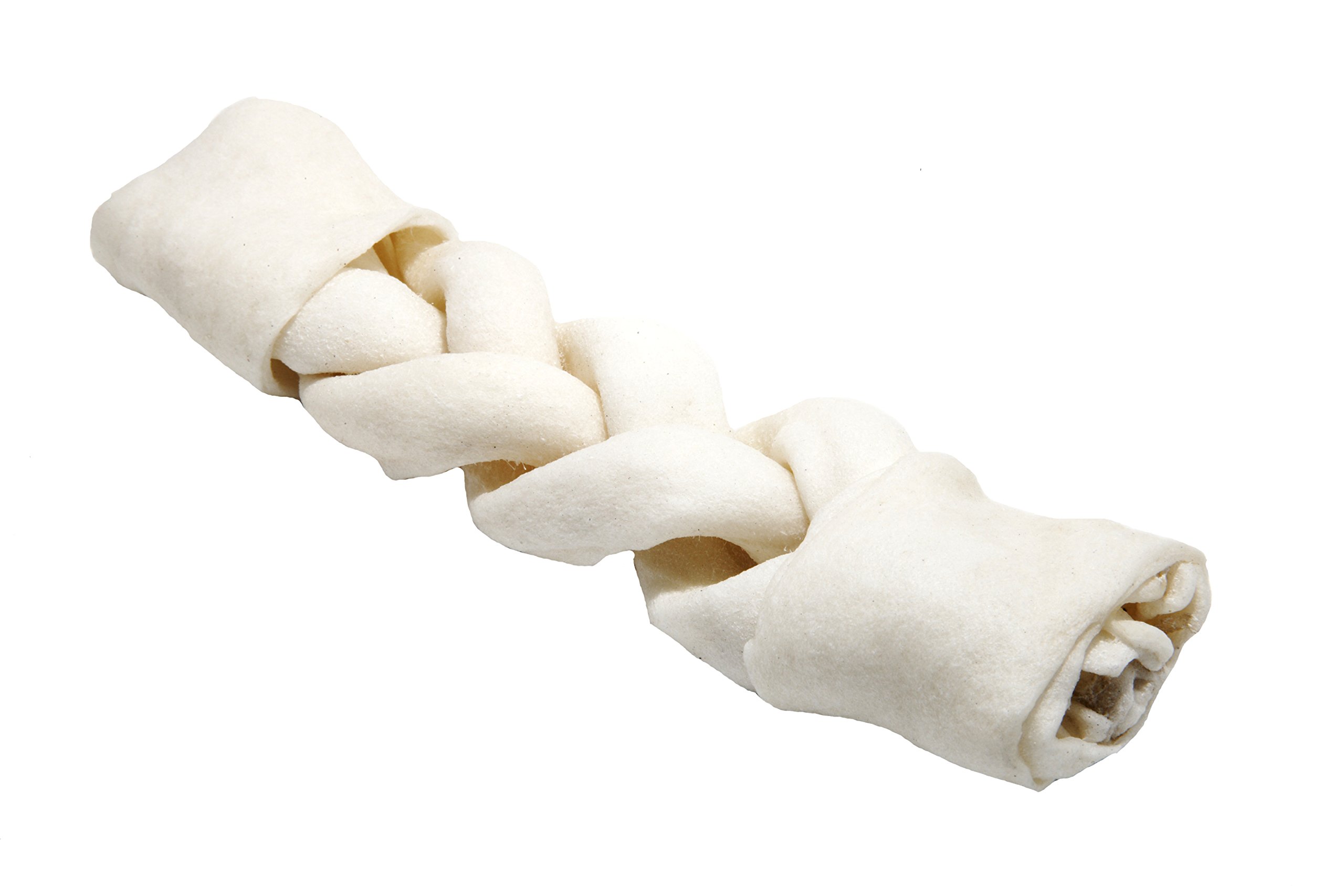 PJ Pet Products Rawhide Braided Bone 21 cm 90 g-Pack of 10