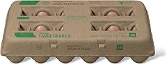 Amazon Fresh, Cage Free, Brown Eggs, Grade A, 18 Count (Previously Happy Belly, Packaging May Vary)