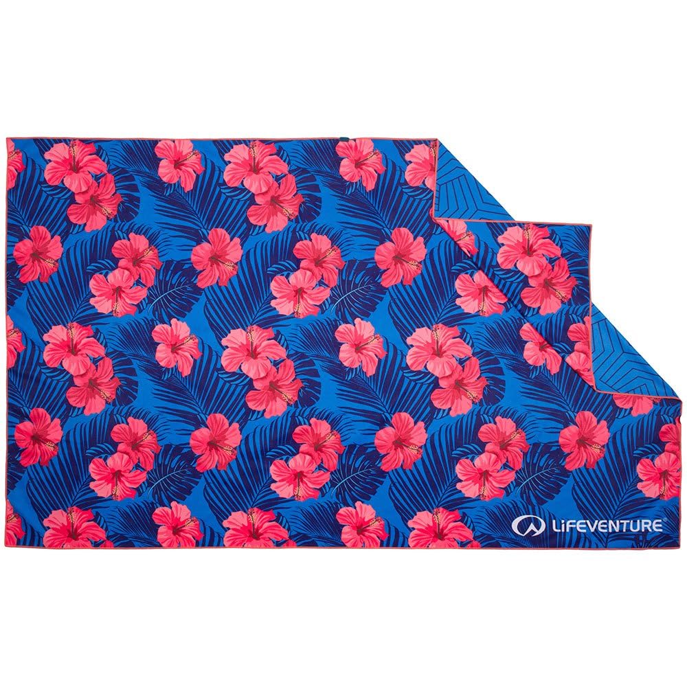 Lifeventure Recycled SoftFibre Travel Towel — Compact, Lightweight Quick-Dry Sports & Beach Towel, Sand-Free Design, Giant (Oahu)