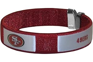 NFL Siskiyou Sports Fan Shop San Francisco 49ers Fan Bracelet One Size Team Color