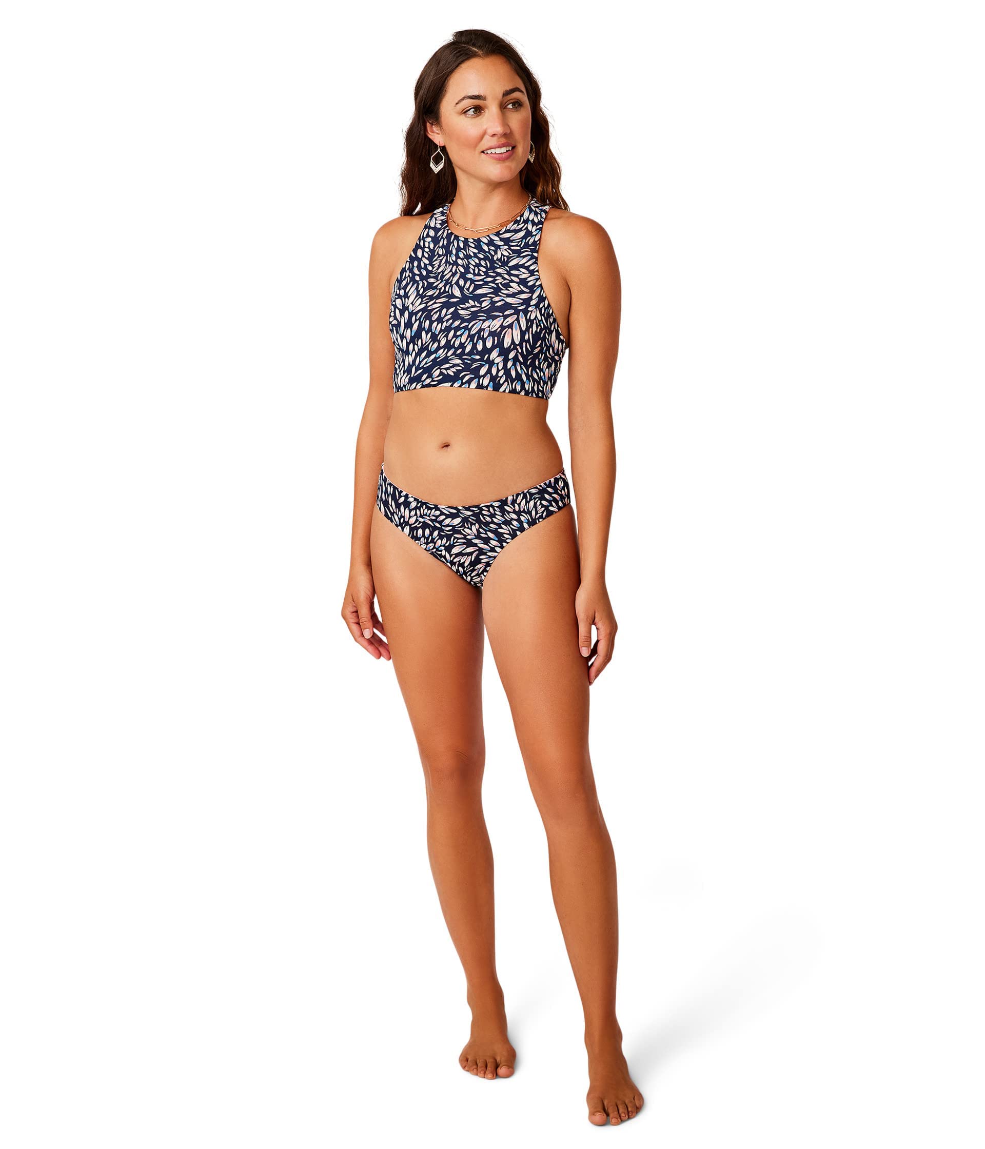 Carve Designs Womens Sanitas Reversible Bikini Top, Alta/Grapefruit, X-Small US