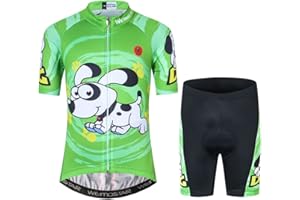 JPOJPO Children Cycling Jersey Set Clothing Boys Girls Shorts Pad Suits