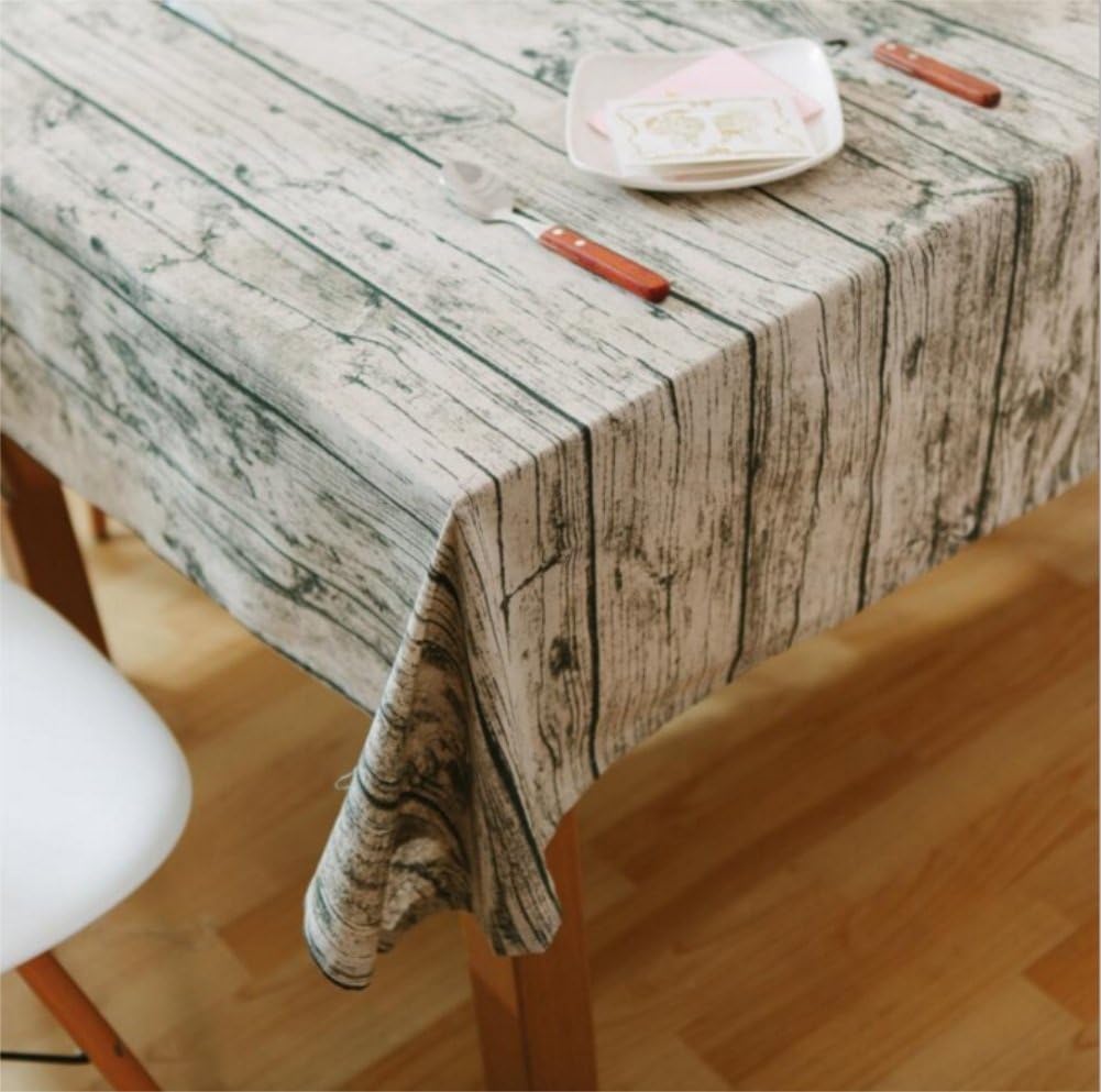 Best outdoor table cloth wood pattern