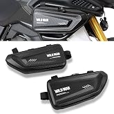 KKZOL Mini Motorcycle Tool Bag - Waterproof Bike Frame Bag with EVA Hard Shell Side Crash Bar Protection for Scooter &amp; Dirt Bike