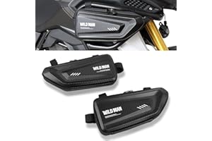 KKZOL Mini Motorcycle Tool Bag Waterproof Bike Frame Bag EVA Hard Shell Side Crash Bars Bag Motorcycle Storage Bag for Motorc