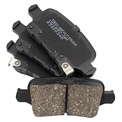 TRQ Rear Brake Pads Ceramic Compatible with 2018