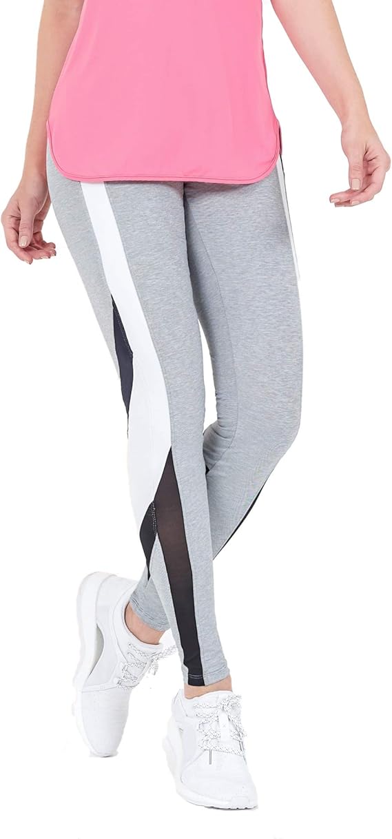 ヘッコ ニュービーチ パンツ フィットネスウェア トレーニングレギンス メッシュ 10部丈 グレー レディース Ag レギンス スパッツ 通販 Amazon
