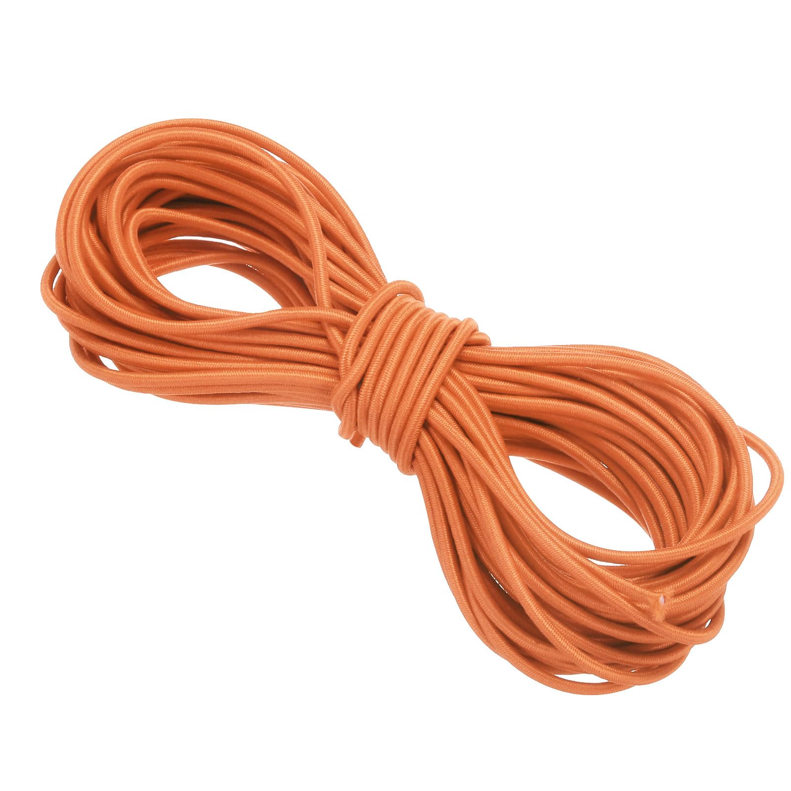 PATIKIL Bungee Cord Elastic Cord Heavy Stretch String Rope 3/32" 11 Yards(2.5mm x 10m) Orange for Crafting DIY Sewing Hook Straps Camping Tie Down Strap