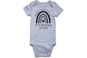 UNICOMIDEA Baby Boys Girls Romper Letter Printed Newborn Outfit Short Sleeve Bodysuits 0-12 Months
