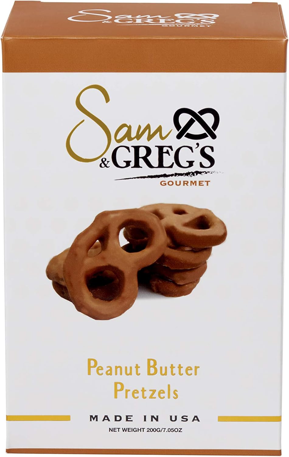 Sam & Greg's Gourmet Peanut Butter Pretzels , 200 g Amazon.co.uk