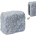 Beuta Faux Stone End Block – 7" L x 4" W x 6.5" H – DIY Dig-Free Landscape Edging Final Piece | Connects to Complete Your Edging Project | 1 Piece - Greystone