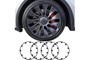 TNIRV Wheel Rim Protector for Tesla Model Y Performance 21 Inch Überturbine Wheels All-in-one Car Tire Trim Rings Rim Case Hubcaps Wheel Cover 2020-2024 Model Y Accessories