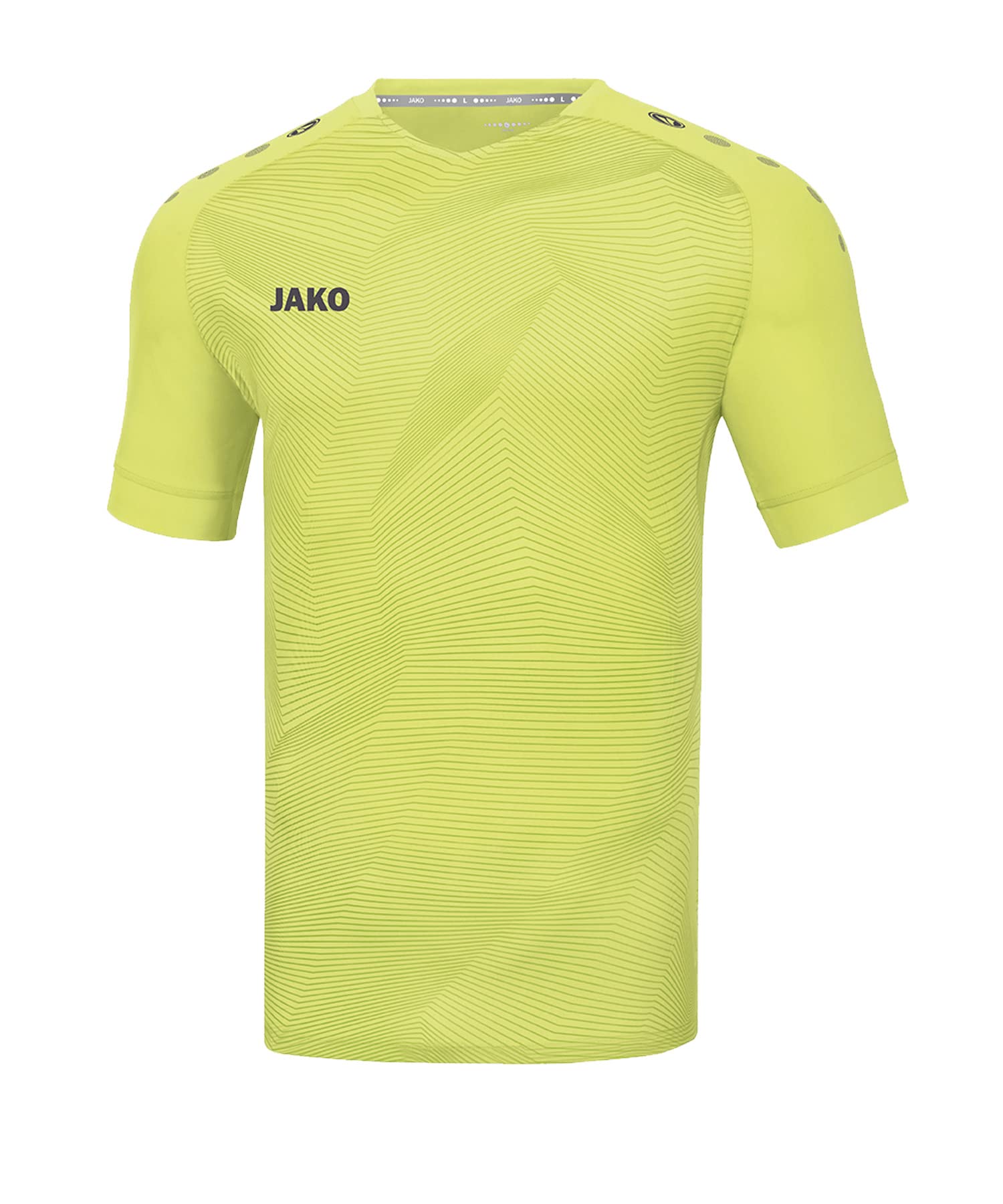 JAKO Men's Premium Ka Jersey, Mens, Shirt, 4210, Light Yellow/Anthracite, L