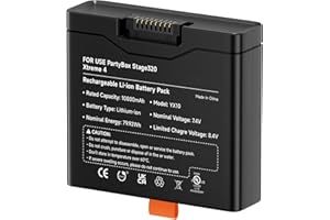 CITYORK 10800mAh Replacement Battery for JBL PartyBox Stage 320 and Xtreme 4 Portable Speaker, Easy-to-Replace Spare, Battery