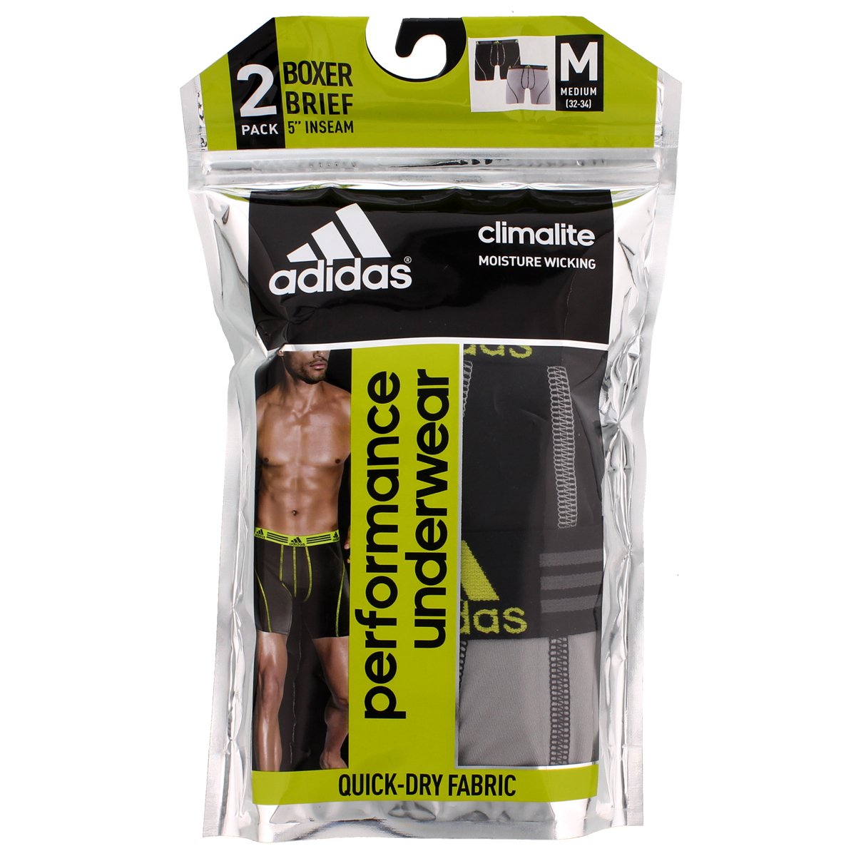 adidas men's sport performance boxer briefs underwear