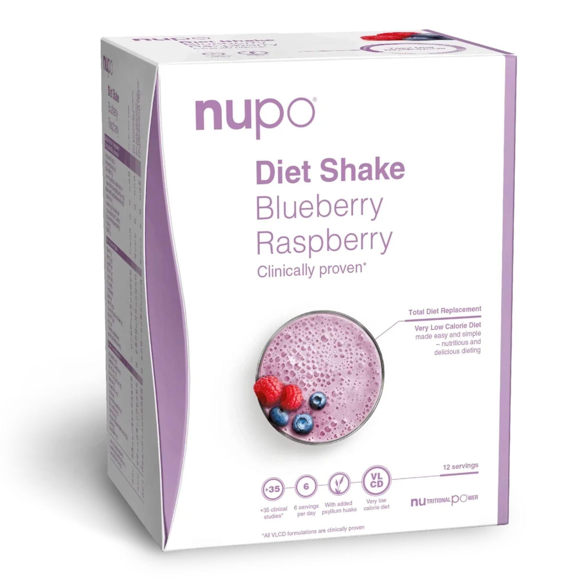 NUPO Diet Shakes for Weight Loss for Women & Men (12 Servings) | Tasty Meal Replacement Drinks | Clinically Proven Food Replacement Shakes for Weight Management I Very Low-Calorie Diet, GMO Free — image 1