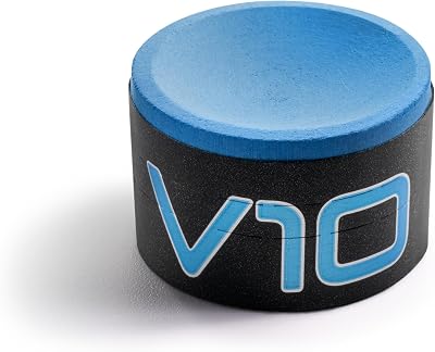Funky Chalk Taom V10 Chalk Blue 1x Piece Cue Chalk with Case Towel