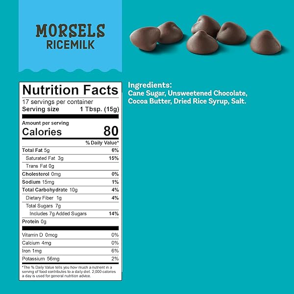 ENJOY LIFE RICEMILK BAKING MORSELS, 9 OZ BAG