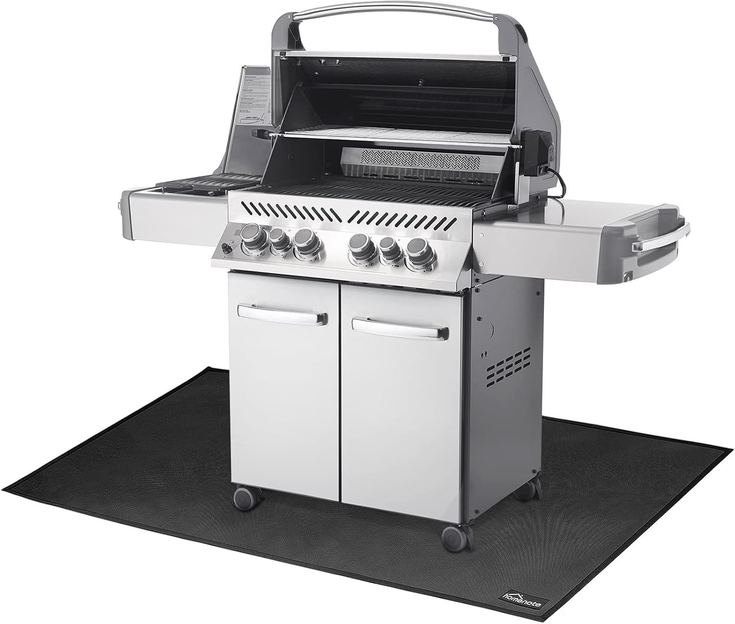 HOMENOTE Large Under Grill Mats, Durable 36 x 65 inches Deck and Patio Protective Mats, Fireproof Grill Pads for Outdoor, Perfect for Charcoal Grills, Gas Grills, Oil Fryers and Smokers