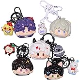 CKHOF Love and Deepspace Keychain Set - Xavier Zayne Rafayel Sylus Caleb Acrylic Keyring Pendant Figures gift Merch for Fans