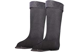 FashionCha 1 Pair of Warm Boot Liners for High Boots, Ideal for Outdoor Hiking And Fishing.