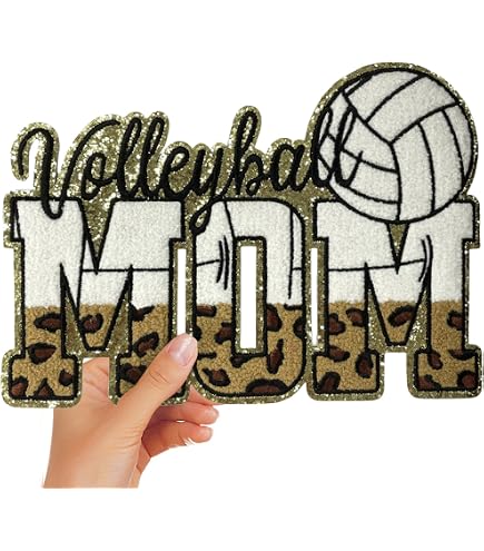 thumbnail image 2 of 3.5\" Embroidered Volley Ball Iron On Patch 2 of 14