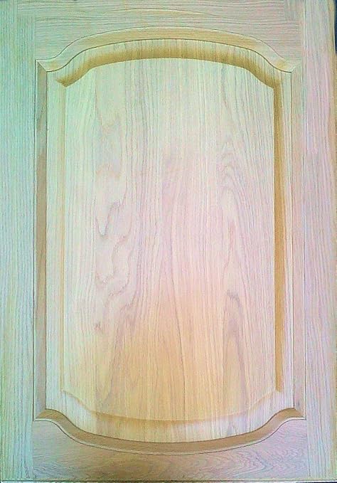 715 X 596 Solid Light Oak Double Cathedral Kitchen Door Amazon Co