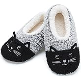 cosyone1997 Cute Animal Slippers Indoor Soft Sole, Cozy Fuzzy Slipper Socks Inspired Style, Family Sizes for Toddler Kids Big Kid Teen Adult