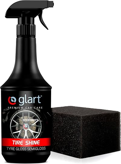 Glart 451RK Auto Tire Shine 1000ml with Sponge Satin Matt Tyre Plastic Care