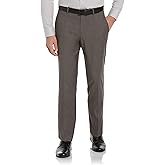 Perry Ellis Mens Slim Fit Stretch Active Waistband Dress Pant