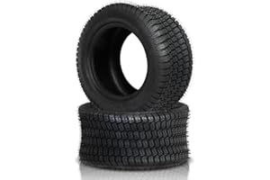 AUTOFOREVER 18x8.50-10 Lawn Mower Tractor Turf Tires 4 Ply 18x8.50x10 Lawn & Garden Golf Cart Tubeless Tires 18/8.5-10 Set of 2