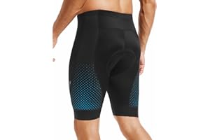 Qualidyne Men's Cycling Bike Shorts 3D Padded Biking Pants Cycle Shorts